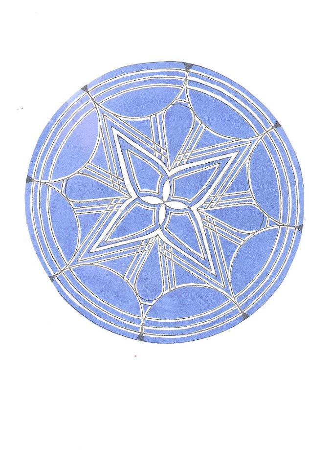 inkoustová mandala