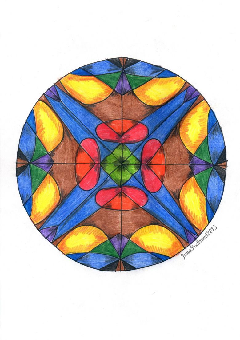 Mandala s čmáranice