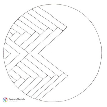 Mandala k vybarvení